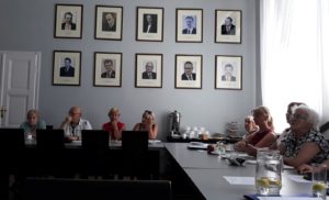 Członkowie Rady ds. Seniorów na posiedzeniu w dniu 27 czerwca 2019 r.